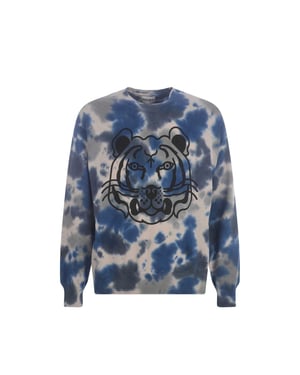 Sudadera de algodón gris Kenzo