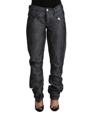 Jeans de Corte Holgado Lavado Oscuro