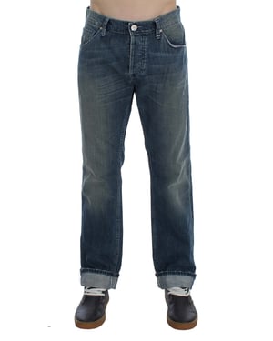Jeans Rectos Desgastados