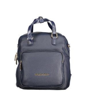 Mochila de Mujer de Poliuretano Azul Mario Valentino
