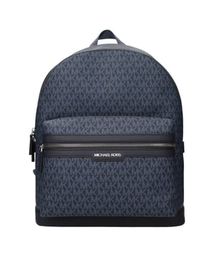Mochila de Tela Azul Michael Kors