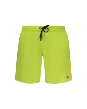 Noruega 1963 Bóxer de Natación para Hombre en Verde de Poliammida