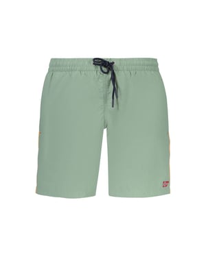 Noruega 1963 Verde Poliammida Bañador Boxer para Hombre