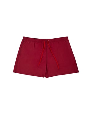 Malo Shorts de Natación de Poliéster Rojo
