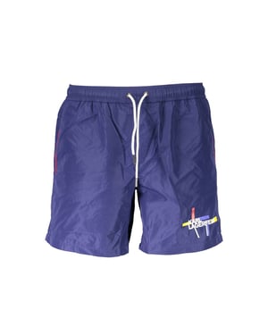 Carl Lagerfeld Blu Boxer de Baño de Poliéster para Hombre