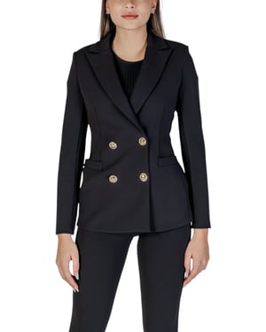 Blazer Negro de Doble Botonadura Slim Fit