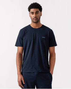 Camiseta azul con logo bordado Mix&Match