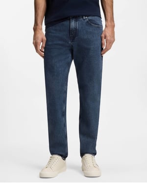 Jeans de Corte Regular Maine en Azul Medio