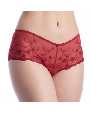 GALO Women's Bridal Panties, Estilo Culotte, Efecto Tanga con Ligueros
