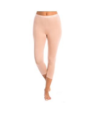 Leggings de bambú de mujer 3/4 de cintura alta Q804