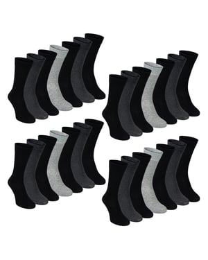 Pack de 7 Calcetines Clásicos para Hombre - Calcetines de Vestir Suaves y Transpirables