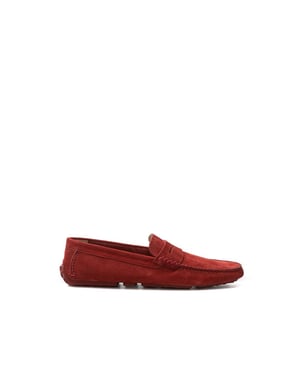Mocasín de Cuero Burdeos Bally