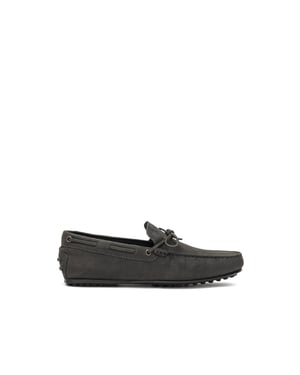 Mocasines de Nubuck Gris Tod's