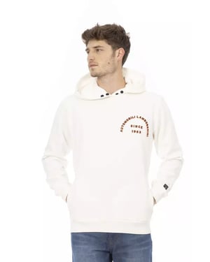 Suéter de Hombre de Algodón Blanco Automobili Lamborghini