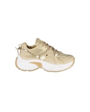 Zapatillas de mujer de poliéster beige Laura Biagiotti