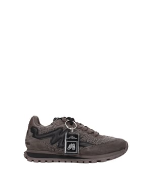 Zapatillas Chunky de Piel Gris Marc Jacobs