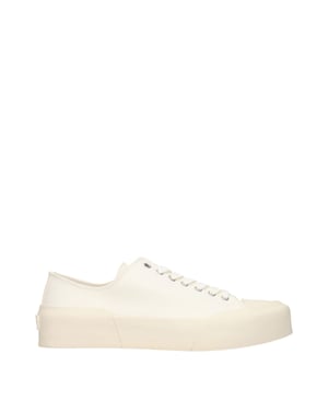 Zapatillas bajas de tela beige Jil Sander