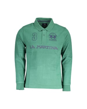 Camisa Polo para Hombre de Algodón Verde La Martina