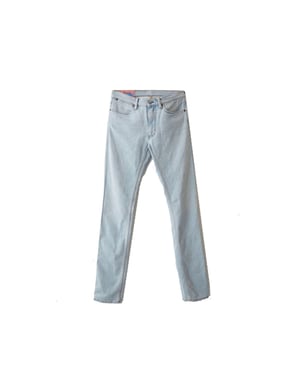 Jeans ajustados de algodón azul Acne Studios