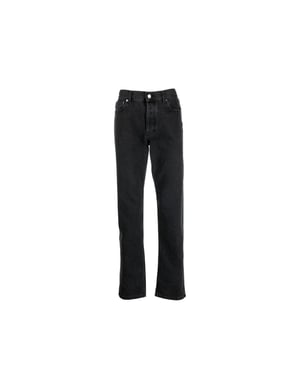 Jeans Ajustados de Algodón Negro Ambush