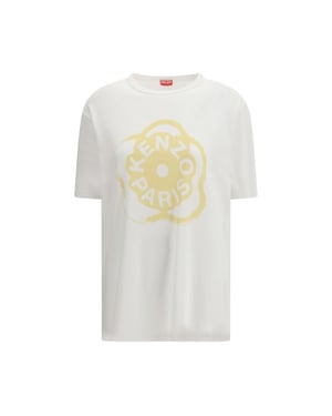 Camiseta de Algodón Blanca Kenzo