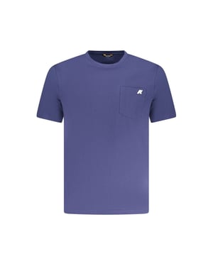 Camiseta de algodón azul K-WAY