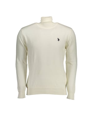 Suéter de algodón blanco para hombre U.S. POLO ASSN.