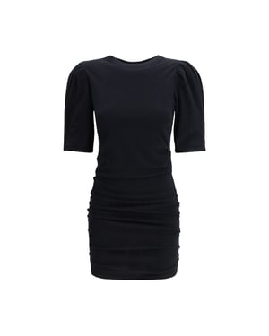 Vestido Casual de Algodón Negro Isabel Marant