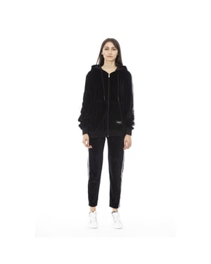 Suéter de mujer Baldinini Trend de algodón negro