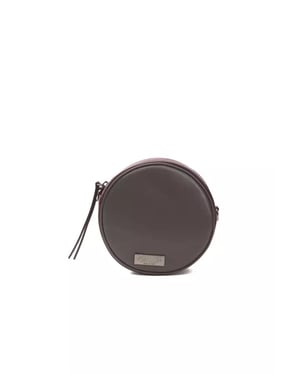 Bolso Cruzado de Cuero Burdeos Donatella Pompei