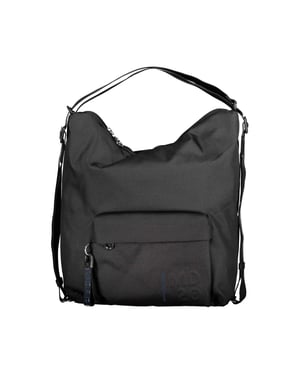 Bolso de hombro de poliéster negro Mandarina Duck