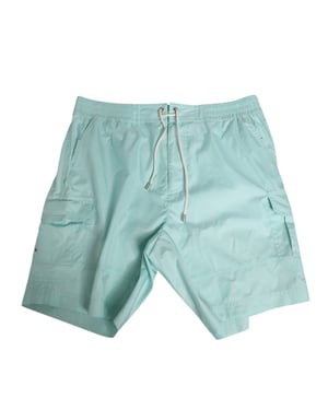 Dolce & Gabbana Pantalones Cortos de Playa de Poliéster Aqua Blue para Hombre