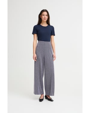 Pantalones casuales IHKATE JACQUARD PA9 Corte regular