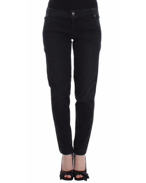 Pantalones de mezclilla ajustados azul slim Ermanno Scervino