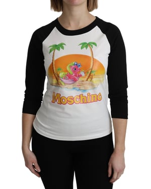 Camiseta de Algodón Blanca Moschino My Little Pony