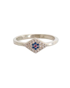 Anillo Ojo Maligno de Plata Esterlina Smy11061