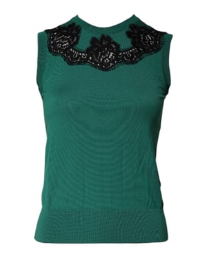 Top de punto sin mangas Lacetrim
