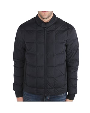 Chaqueta Acolchada Negra De Armani Jeans