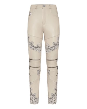 Pantalones De Cuero Paisley