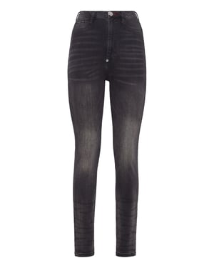 Jegging De Cintura Alta Iconic Plein