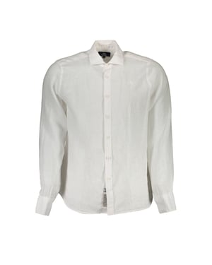 Camisa de Hombre de Lino La Martina Bianco