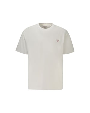 Camiseta de Hombre de Algodón Orgánico Guess Jeans Bianco