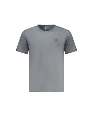 Camiseta de algodón gris para hombre de Converse