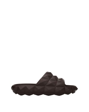 Zapatillas de algodón marrón Valentino Garavani