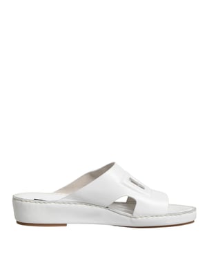 Zapatillas Planas Dolce & Gabbana White DG con Corte