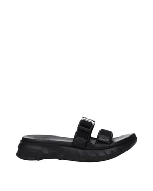 Pantuflas de Tela Negras Givenchy