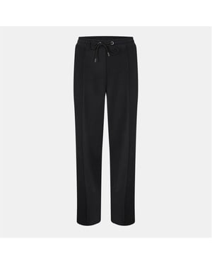 Joggers rectos abiertos de hem en negro con patrón sólido de Ted Baker para mujer