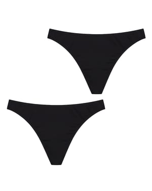 Paquete de 2 Tangas de Micromodal para Mujer Q105