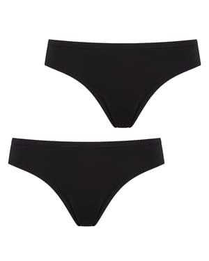 Paquete de 2 Bragas Bikini de Micromodal para Mujer Q107