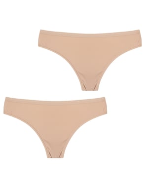 Pack de 2 Braguitas de Micromodal para Mujeres Q107
